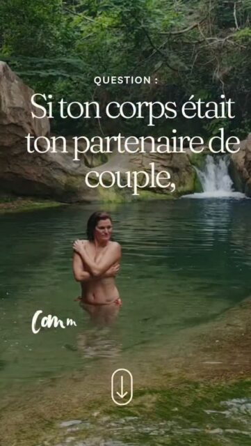 Voici une question intéressante à se poser ! 

Si j'étais en couple avec mon corps, se sentirait il écouté, considéré, nourri dans cette relation ? 

Ou alors se sentirait il seul, ignoré et se serait barré depuis longtemps de cette relation à sens unique où il donne chaque jour mais ne reçoit que des miettes, voire RIEN DU TOUT ?! 

Si mon corps était mon conjoint, se sentirait il heureux de la façon dont je lui parle, du temps que je lui accorde, des gestes d'affection que je lui porte ?

Aurait il confiance en moi ? 
Me verrait il comme une partenaire solide qui est là pour lui en toutes circonstances = UNE ALLIÉE ? 

Ou sentirait il qu'il a besoin de performer, de donner encore et encore pour satisfaire une boss capitaliste qui ne pense qu'à l'utiliser pour sa productivité ? 

Alors ton corps serait ravi et honoré de continuer cette relation avec toi ou il aurait demandé le divorce depuis longtemps ? 

Des pistes pour observer : 
Donnes tu assez d'eau à ton corps pour qu'il reste hydraté ? Manges tu assez ? Trop ? De qualité ?
Fais tu assez ou trop de sport ?
Vas tu faire pipi dès que ta vessie se manifeste ? Entends tu son 1er appel ? Ou doit elle attendre que tu aies fini ce que tu as à faire ?
Lui offres tu le mouvement et l'étirement dont il a besoin ?
Prends tu le temps de l'honorer, lui apporter amour et soutien ? Dans tes mots, dans tes gestes ?

Si tu as besoin d'aide pour te mettre profondément en contact avec ton corps, l'écouter et l'honorer à travers une pratique simple et magnifique, j'y consacre le module 2 de mon mini programme à mini prix. 
Pour le prix d'un resto (27€), tu reçois ce module ainsi que 3 autres. 
Lien dans ma bio ou commente oui à ce post. 

.
.
.
.
.
.
.
[Thérapie somatique, pratiques somatiques, 
Traumatismes stockés dans le corps, Régulation du système nerveux, Libération émotionnelle, tensions physiques, blocages,  Hypersensibilité, Puissance féminine, sororité, Épuisement, charge mentale, burn out, coaching féminin, patriarcat, féminisme, tantra, féminin sacré, développement personnel]